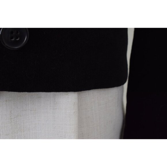 Vintage 90s Cotton Black Jacket| size 36 - Picture 7 of 10